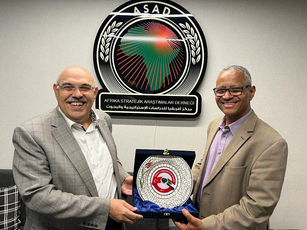 Afrika Stratejik Araştırmalar Derneği (ASAD) Başkanı E. Büyükelçi Sayın Alobeid Murawih Bey'i ziyaret